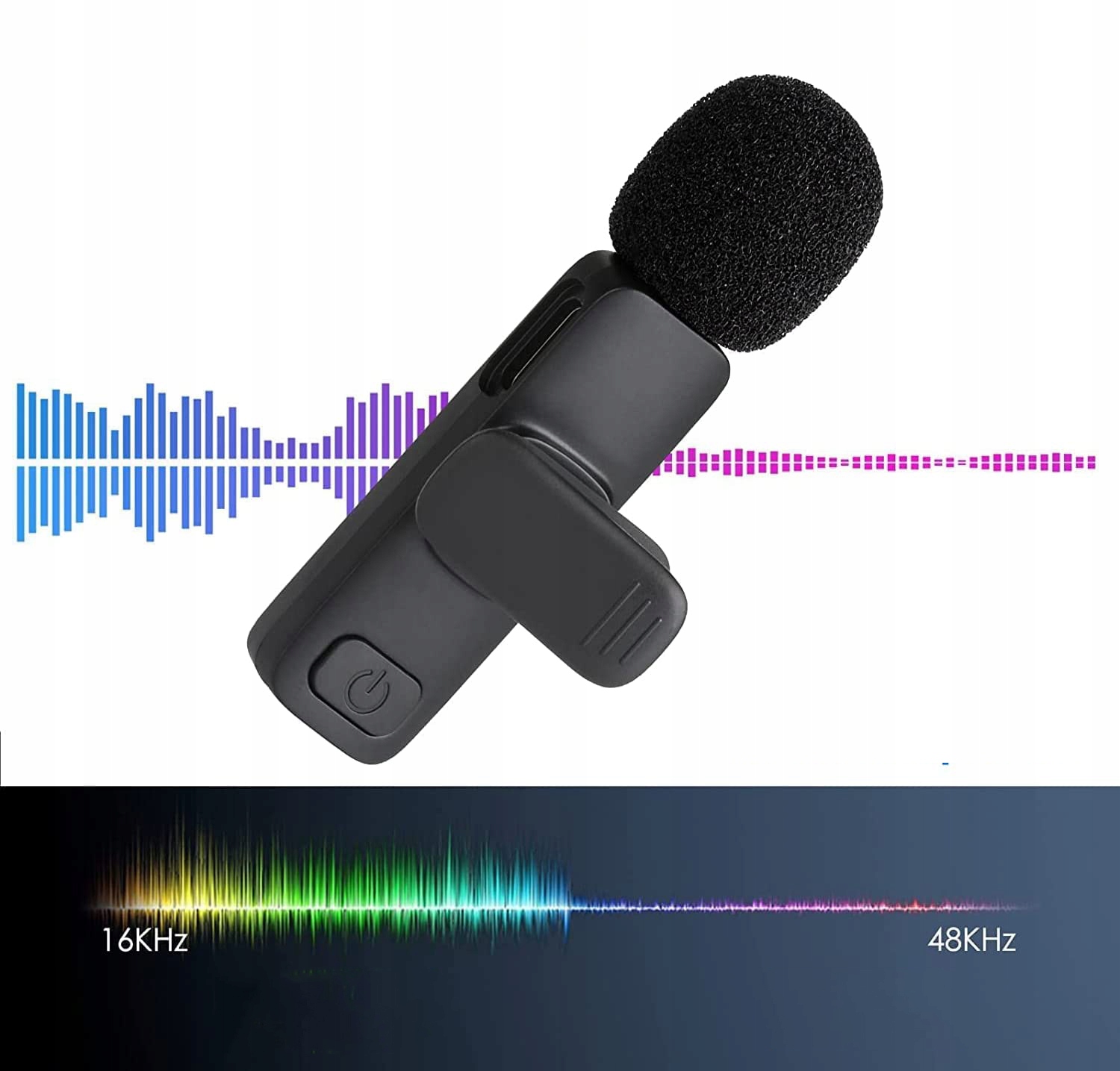 BEZPRZEWODOWY MIKROFON KRAWATOWY TYPE-C 2szt Model BEZPRZEWODOWY MIKROFON KRAWATOWY