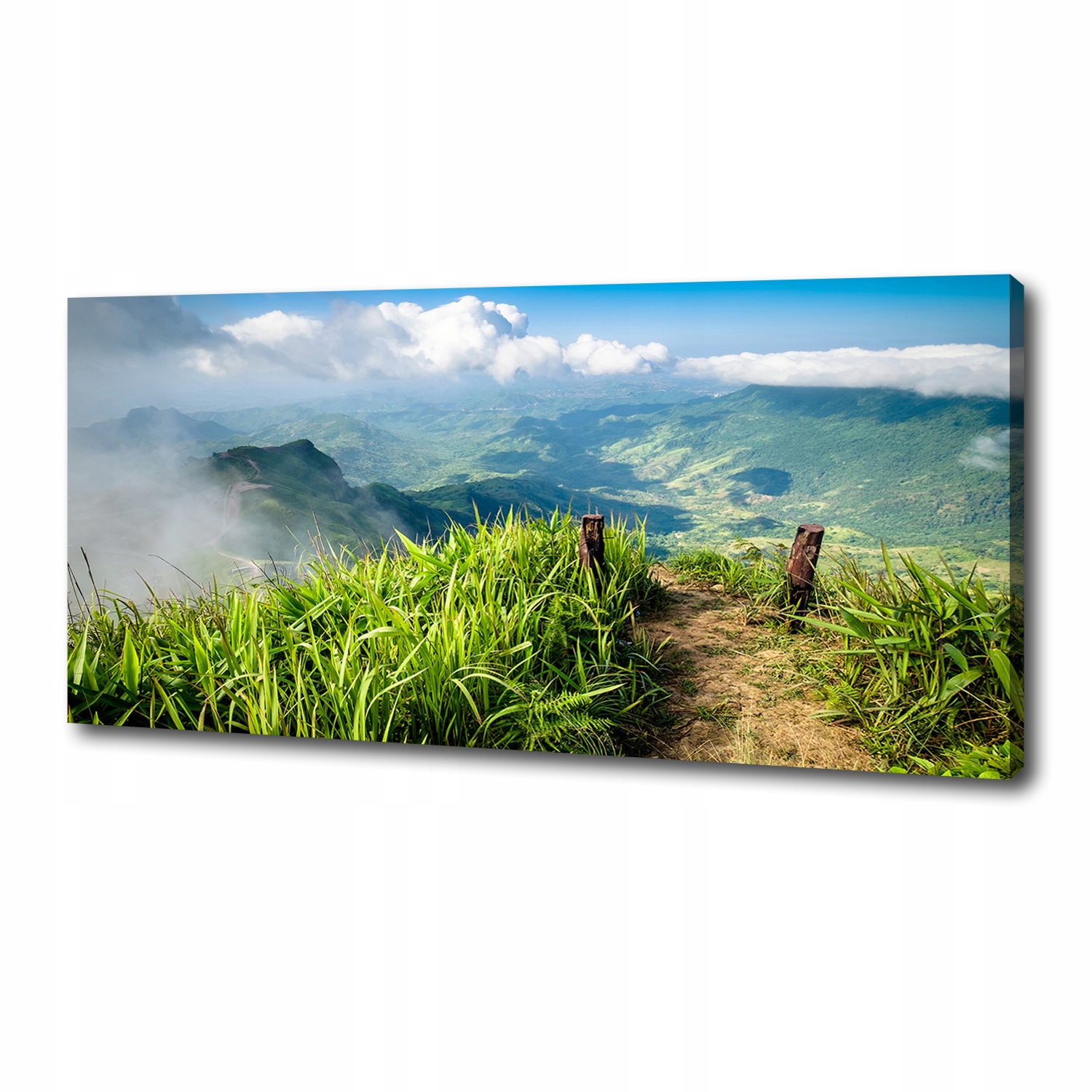 

Foto obraz na płótnie Szlak na szczycie 125x50 cm