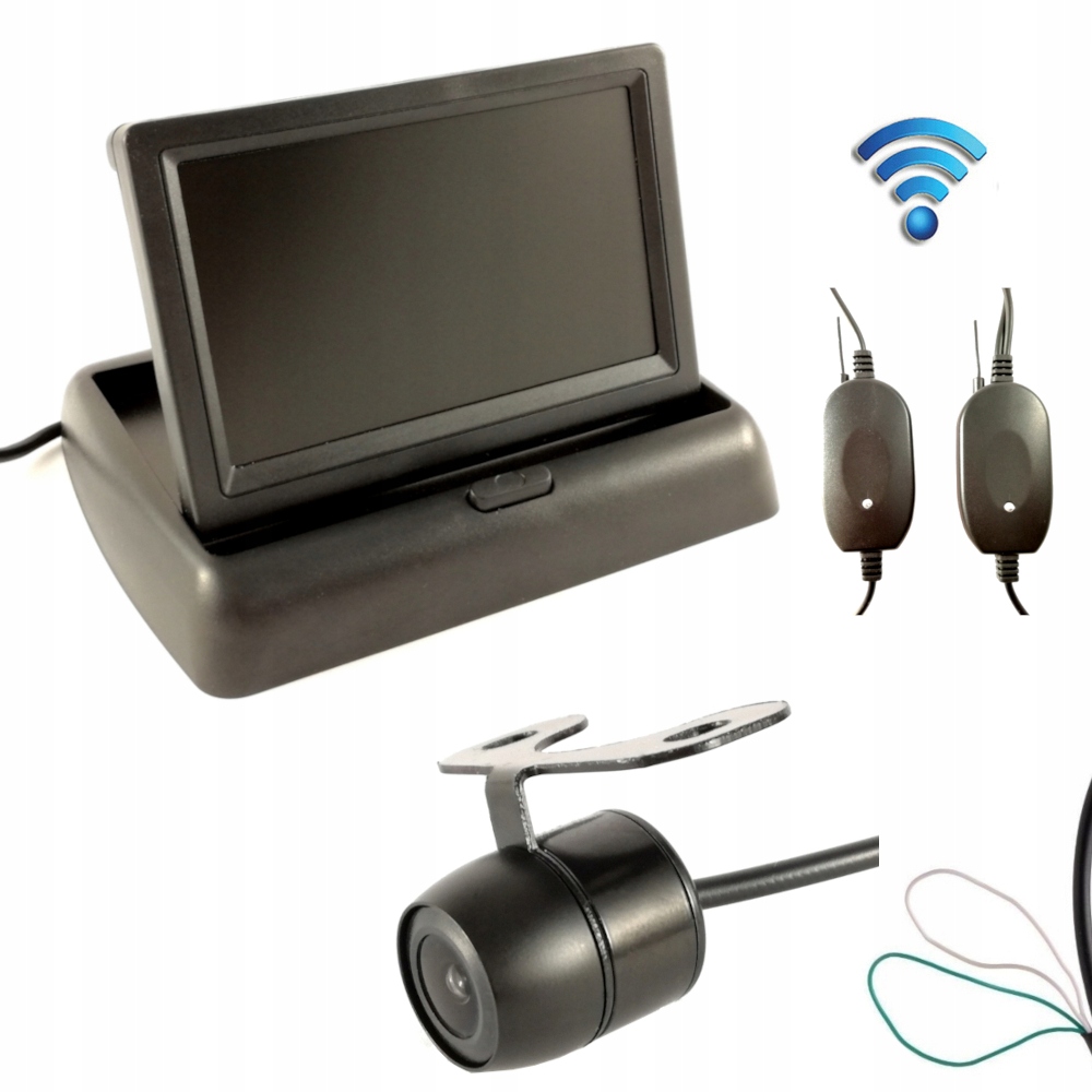 Monitor KAMERA Bezprzewodowa PRZÓD TYŁ wył. linii