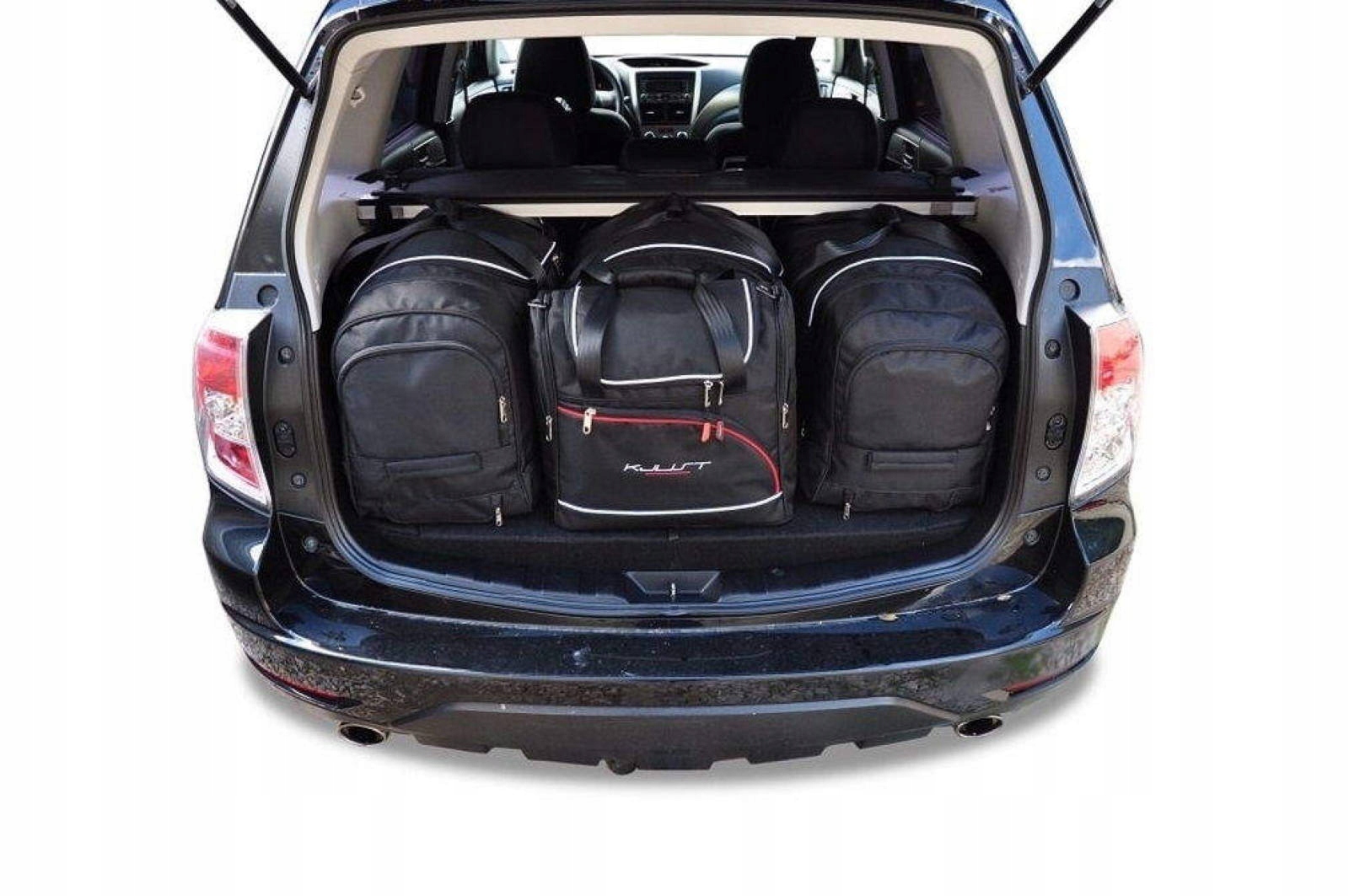 J&j Automotive Sada 4ks cestovných tašiek Aero pre Subaru Forester 2008-20