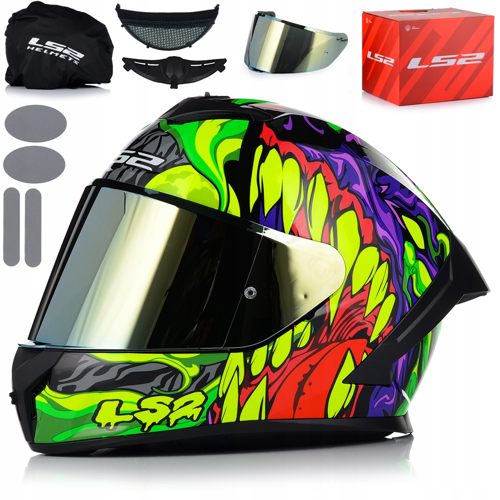 Motocyklová Prilba LS2 FF820 Rapid III System Pinlock Ecer 22.06 2x Sklo