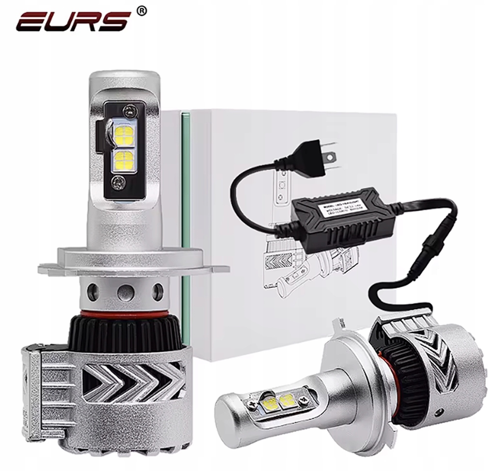 H4 Led 12-24V 6000LM 6500K 2 Kusy Komplet 205 ŽIAR00