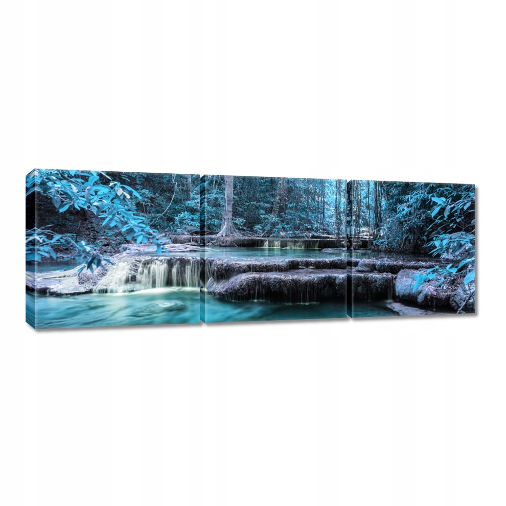

Obrazy 60x20 Erawan Niebieski wodospad