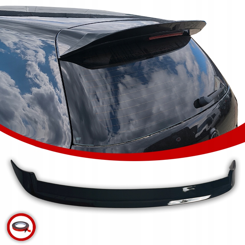 Vw Golf 6 Gti R Gtd Letka Spoiler Zadní Krytka Černý Lesk