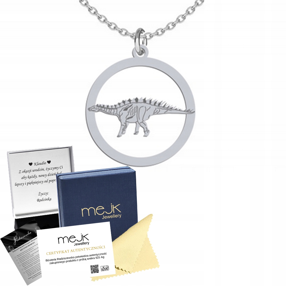 Stříbrný náhrdelník s Miragaiem 925 Řetízek Šperky Dárek Gravírování Bonus