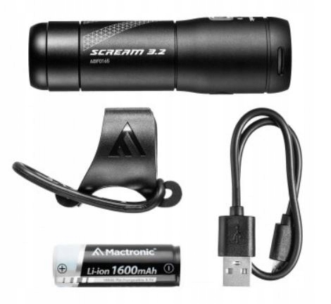 Přední Cyklistická Lampa Scream 3.2 600LM, Dobíjecí