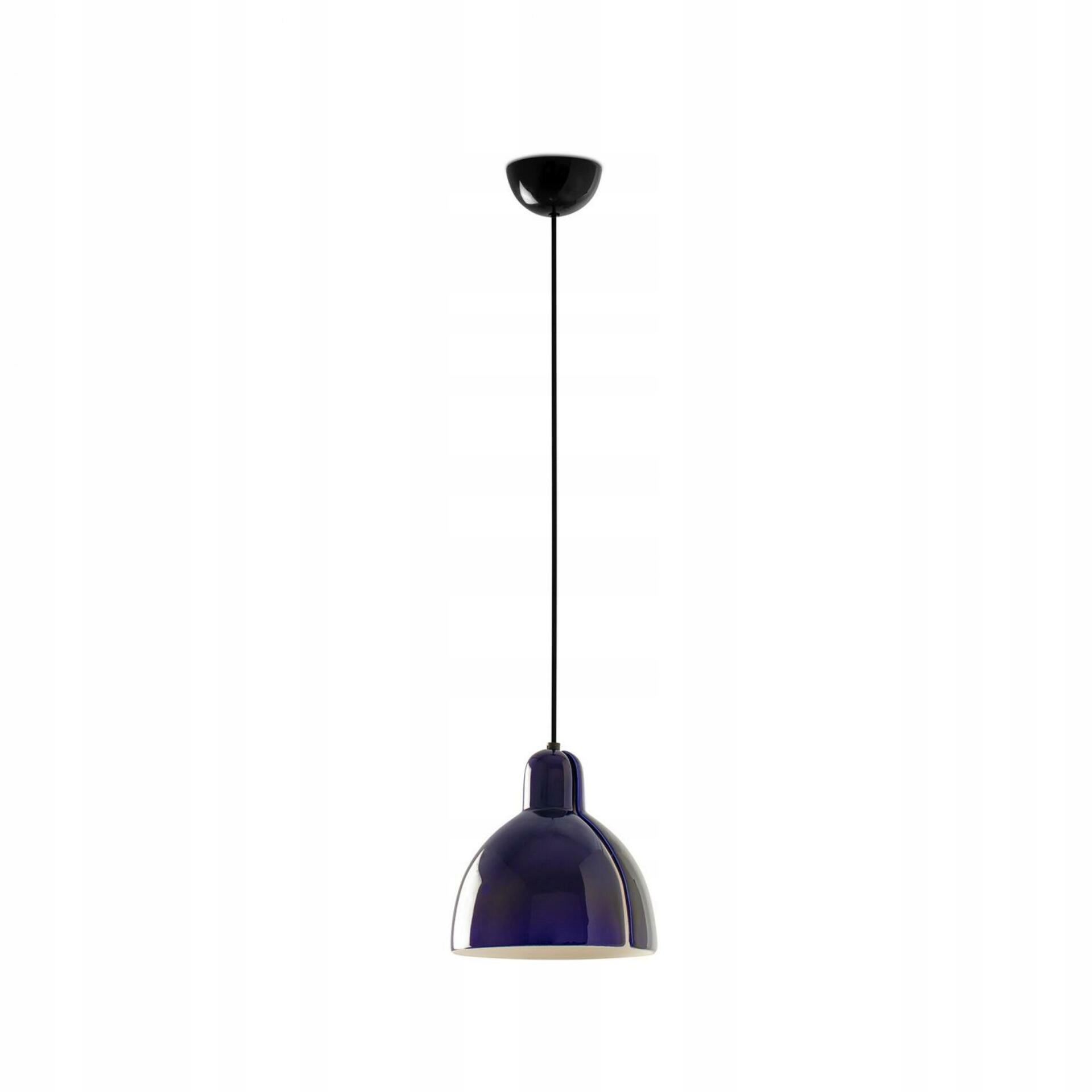 Faro Venice 200 závesné svietidlo, keramika, kobaltová modrá, E27, ø 200 mm