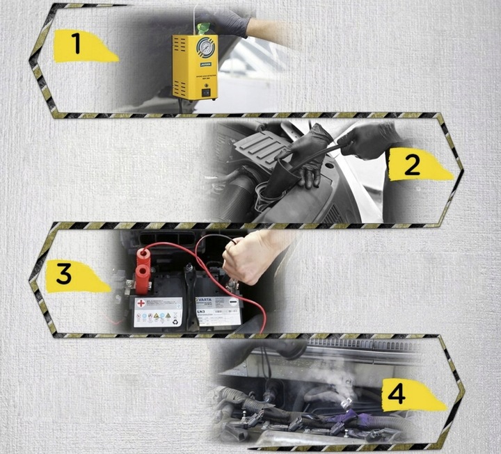 DYMNY TESTER SZCZELNOŚCI SILNIKA RUR WĘŻY Generator DYMU AUTOOL SDT202 Kod producenta SDT202