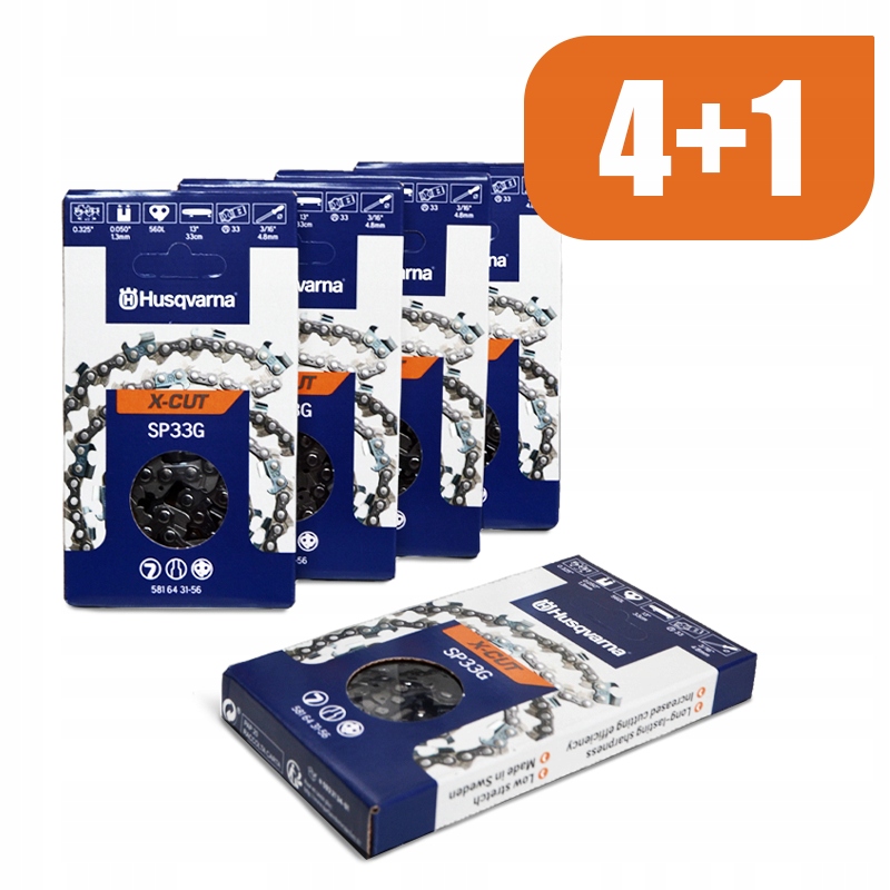 Reťaz X-cut SP33G .325" 1,3 mm 56DL Husqvarna 4+1 Zadarmo!
