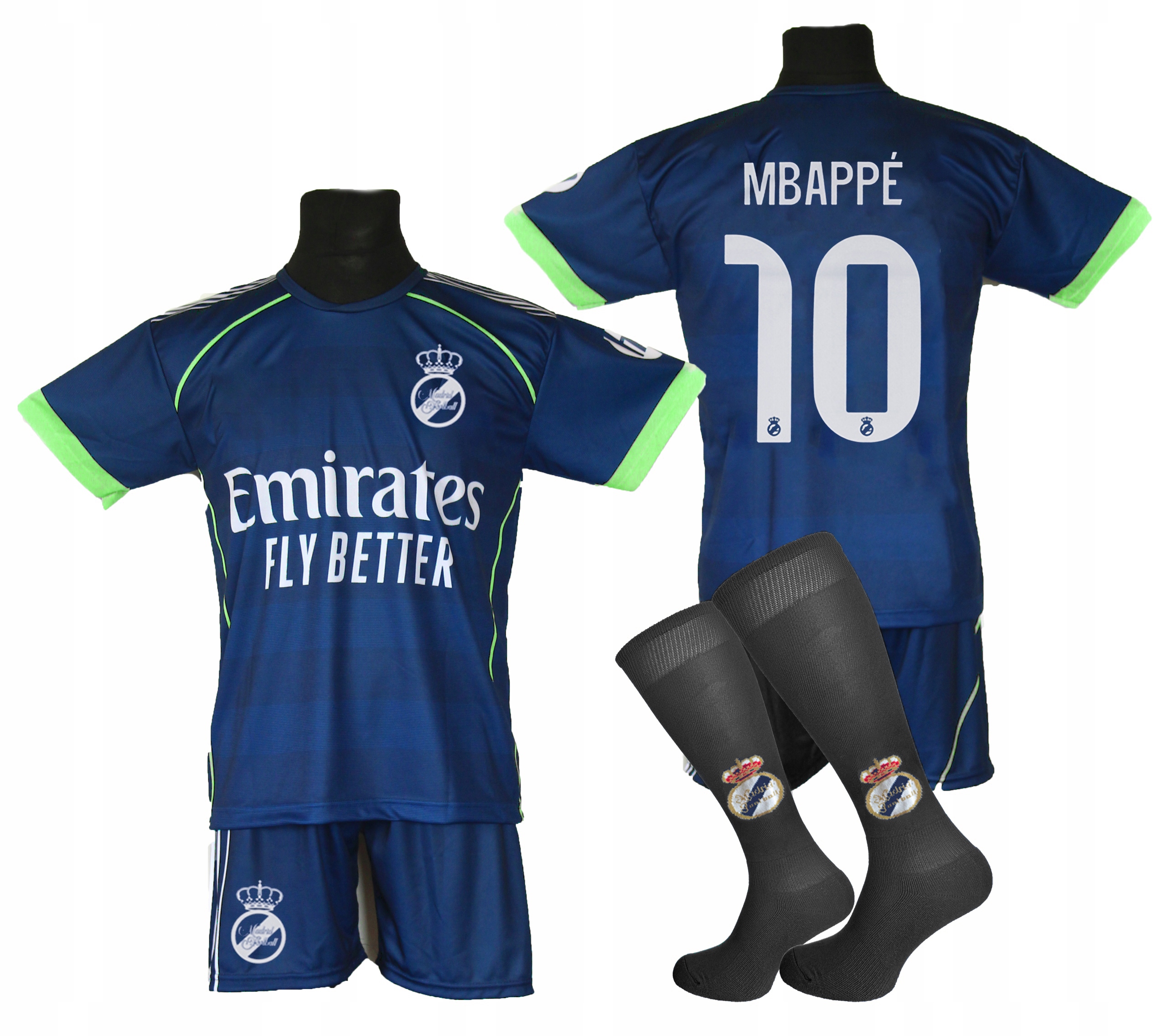 Nr 10 komplet strój piłkarski 128