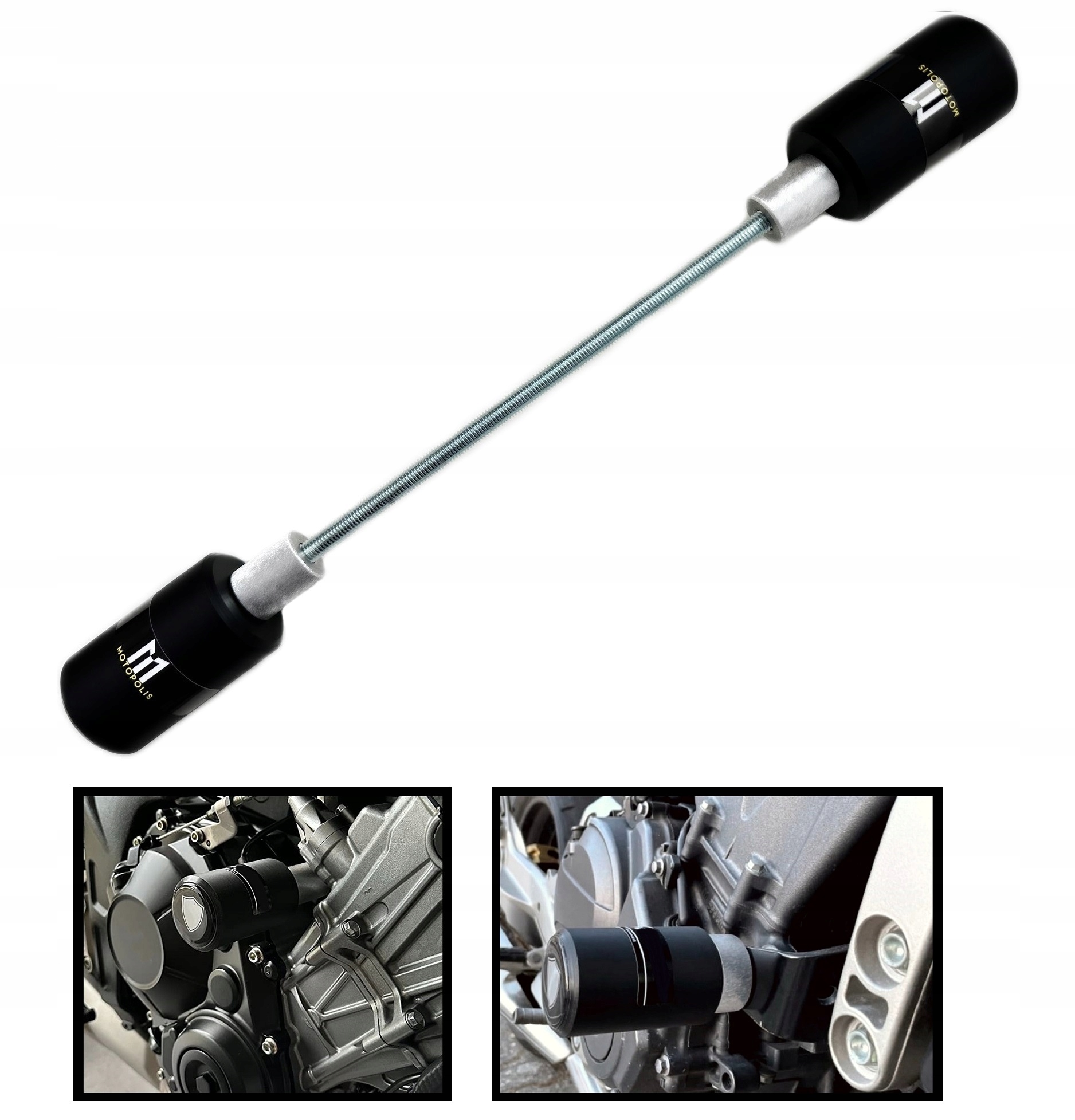 Crash Pady MotopoliS pre Zontes 125 C Pevné Slidery Crashpady