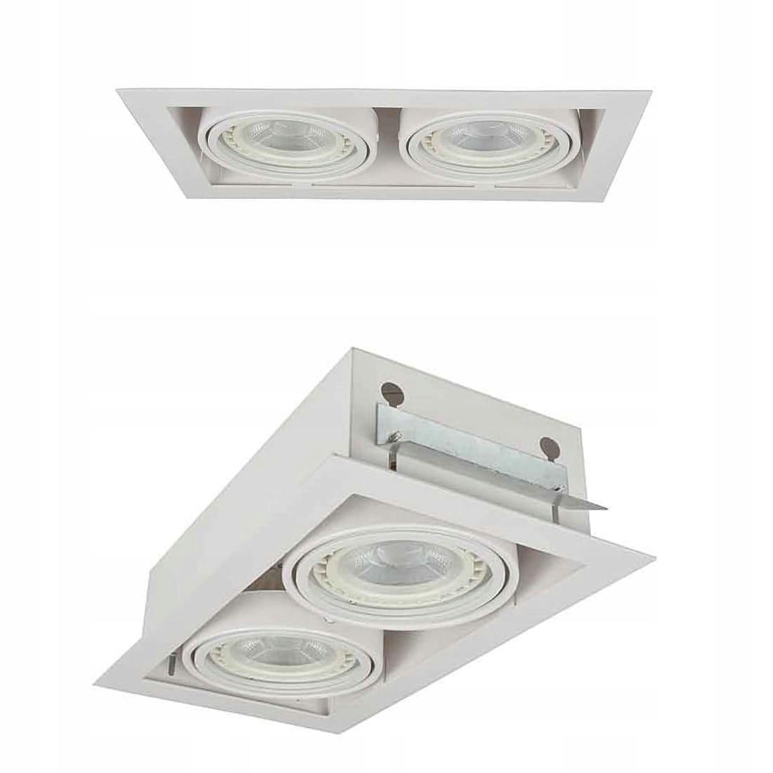 Zapuštěné svítidlo Nova 2 bílé pro GU10 ES111 do obývacího pokoje AZ2876 AZzardo