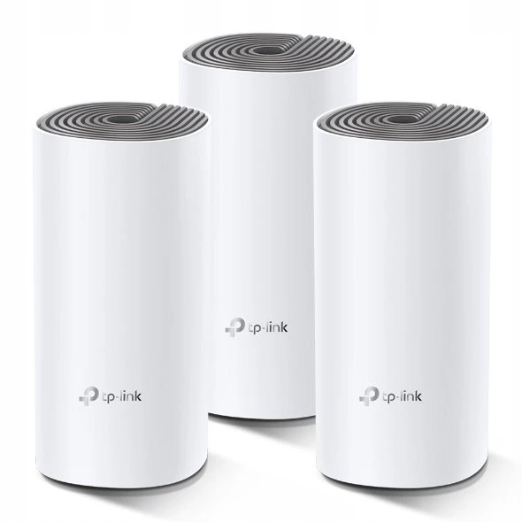 WiFi router TP-Link Deco E4(3-pack) 2x Lan/ 300Mbps 2,4GHz/ 867Mbps 5GHz