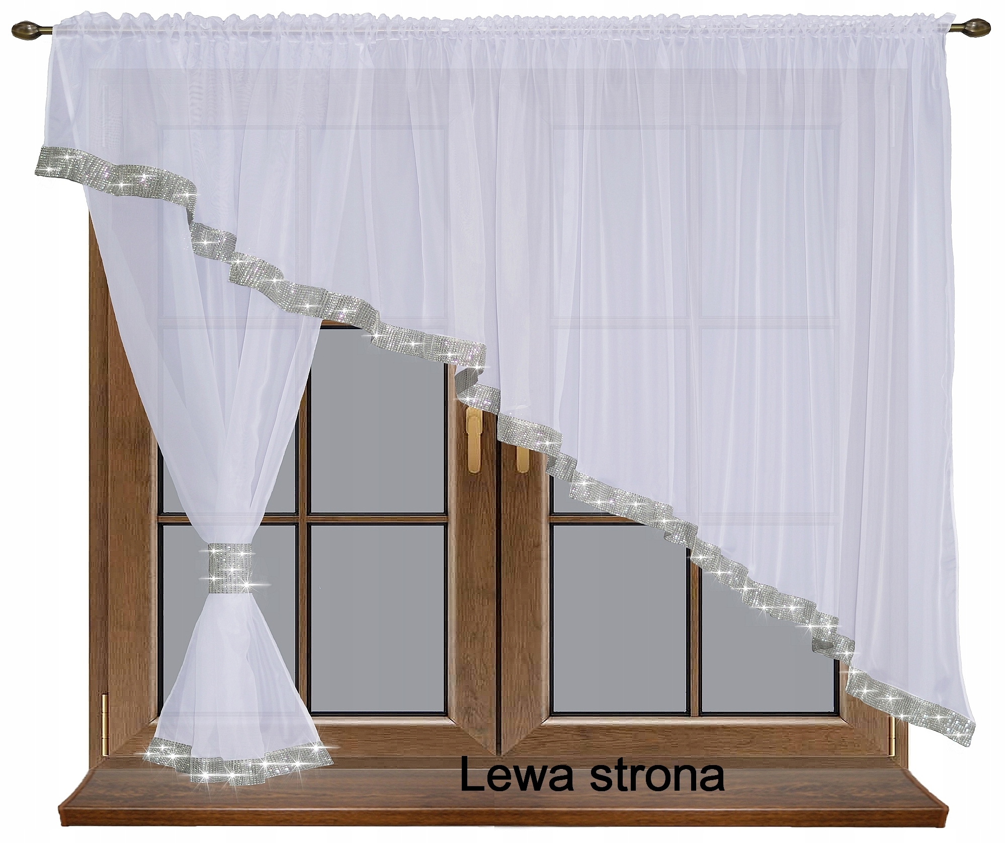 FIRANKI FIRANA GOTOWA WOAL TAŚMA CYRKONIE DIAMENTY Marka Nav-Hess