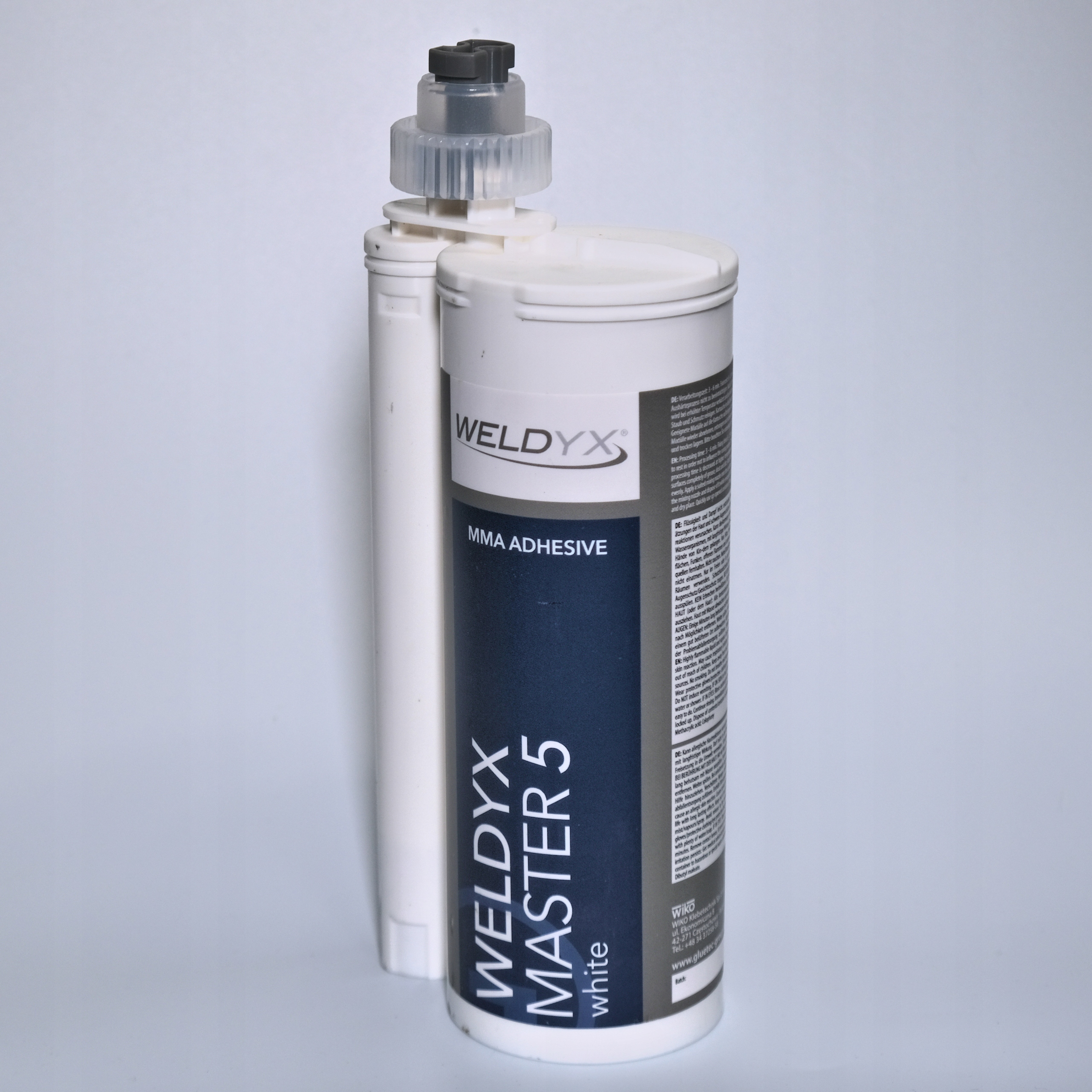 Klej Weldyx Master 5 min BIAŁY 490 ml - dwuskładnikowy WYSOKA WYTRZYMAŁOŚĆ EAN (GTIN) 4041464200434