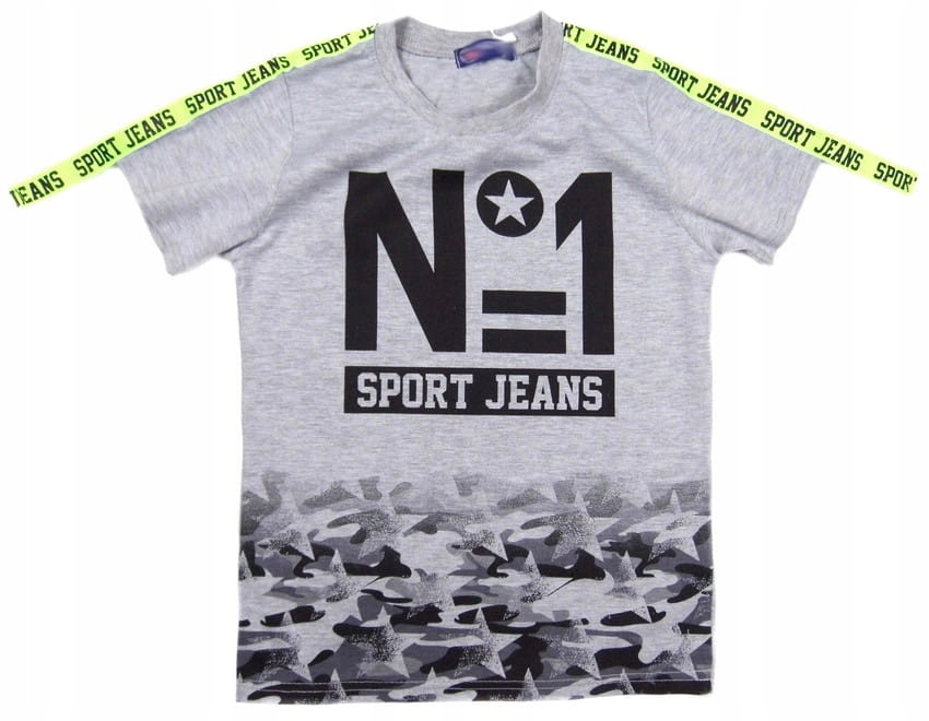 

koszulka T-shirt bawełna 1193 NR*1 Sport 14A szara