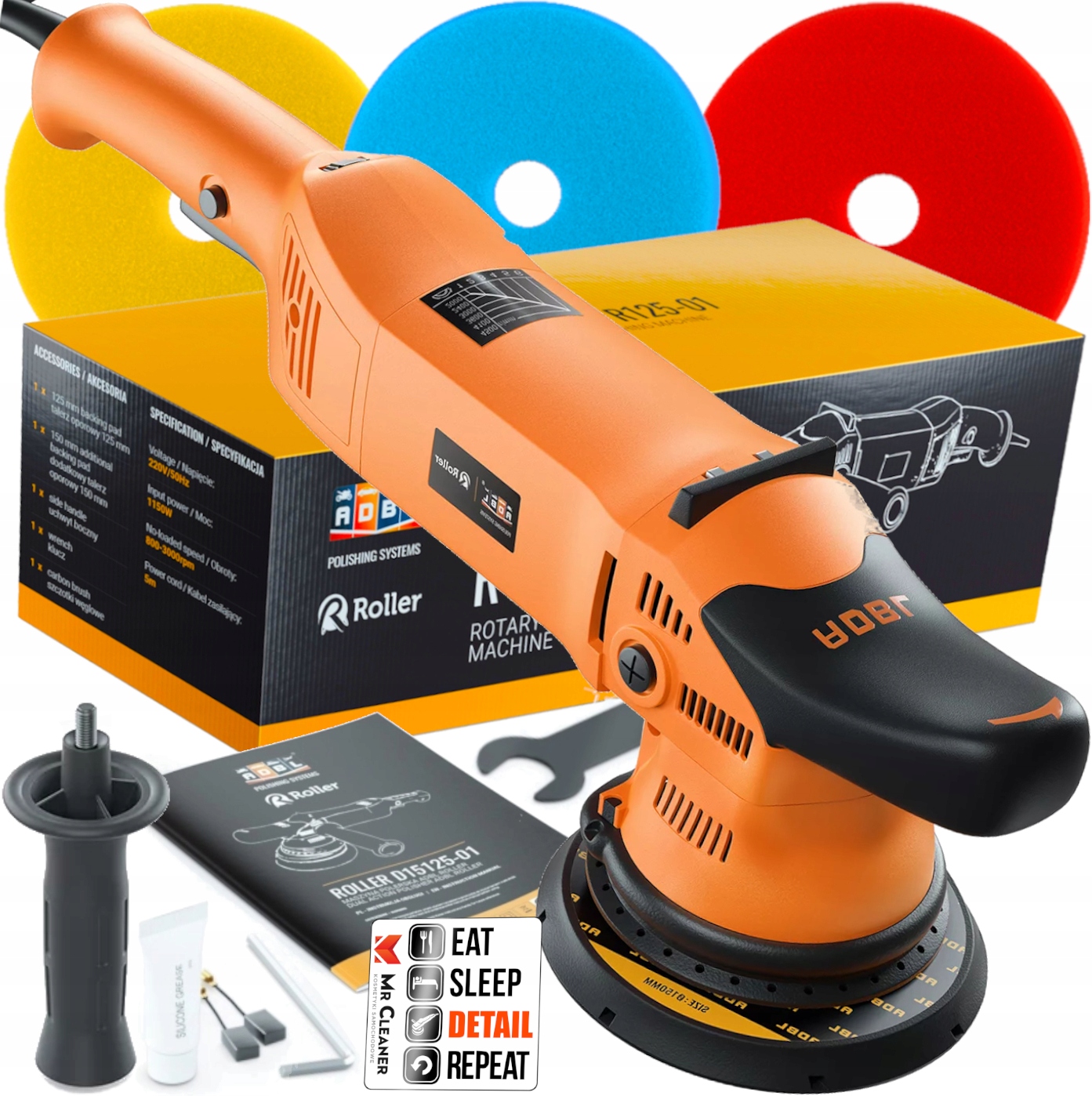 

Adbl Roller DA21125-01 Maszyna Polerska Polerka Da