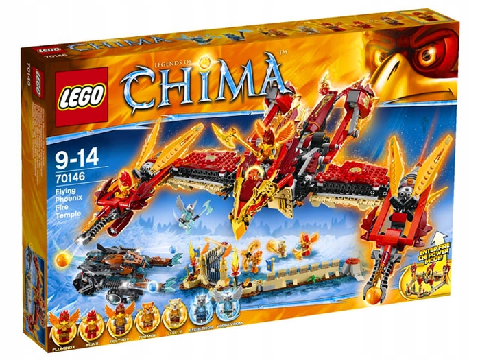 Lego Chima 70146 Świątynia Ognistego Feniksa