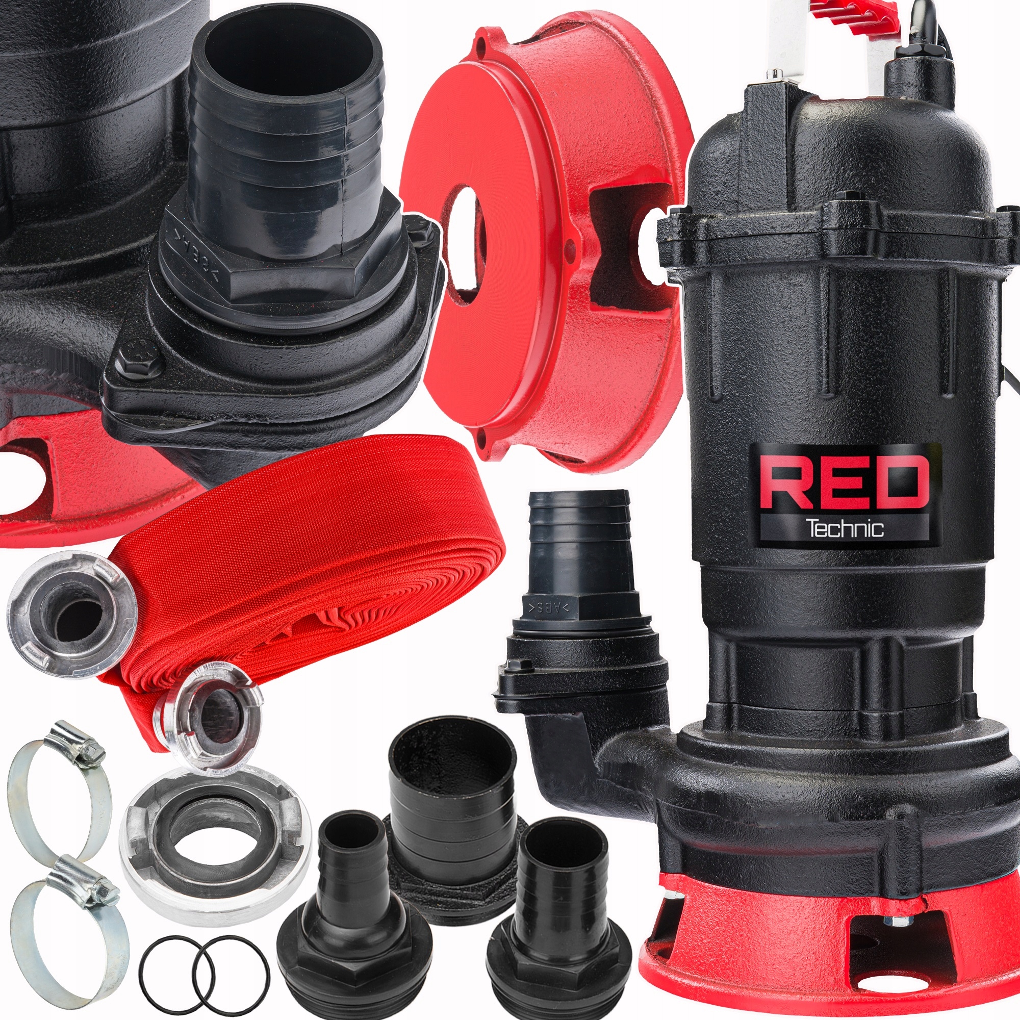 Čerpadlo Na Špinavú Vodu Žumpa S Drvičom 30000 l/h Młynek Hadica 2" 30M