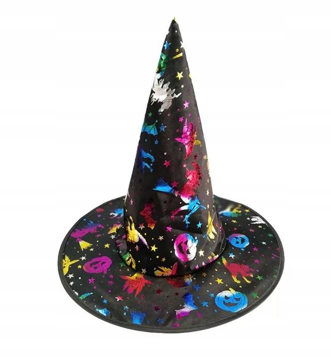 HALLOWEEN STRÓJ CZAROWNICY WIEDŹMA Święto BAL Dyni DYNIA PAJĘCZARKA 5w1 Rozmiar 122-128