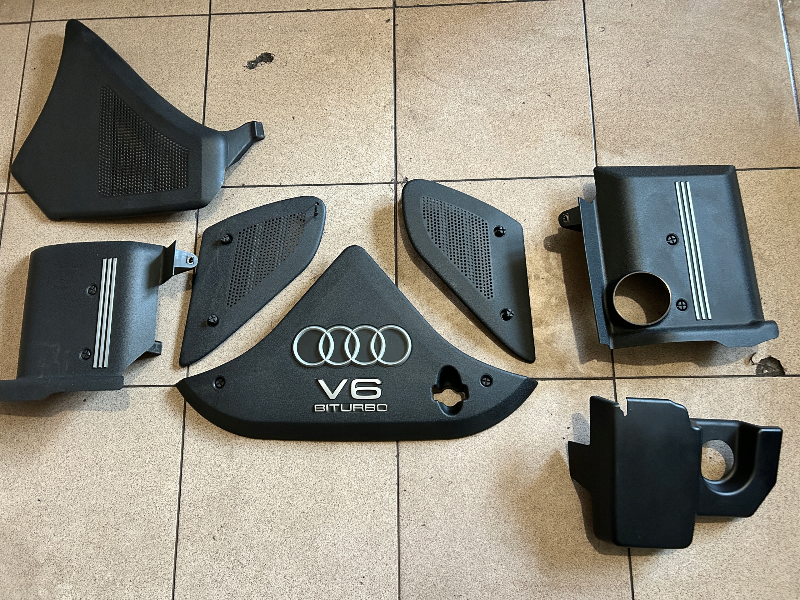 OSŁONA OSŁONY SILNIKA AUDI A6 C5 2.7 BT BI TURBO KOMPLET