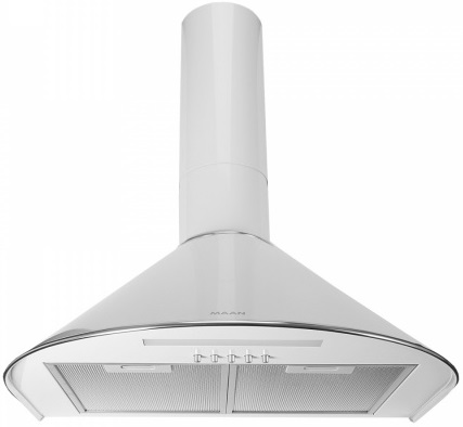 

Okap kuchenny ścienny Maan MIX60cm Biały Cichy Led