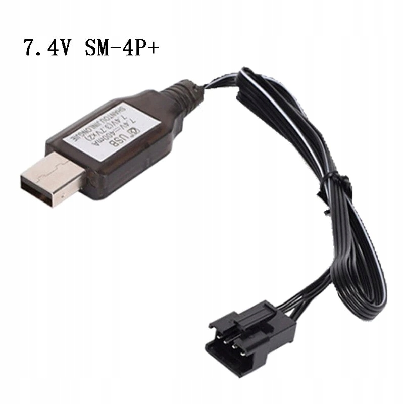 7,4v 500mA Ładowarka USB wtyk SM-4P elektroniczne zabawki 7,4v 0,5A Kod producenta Blesiya