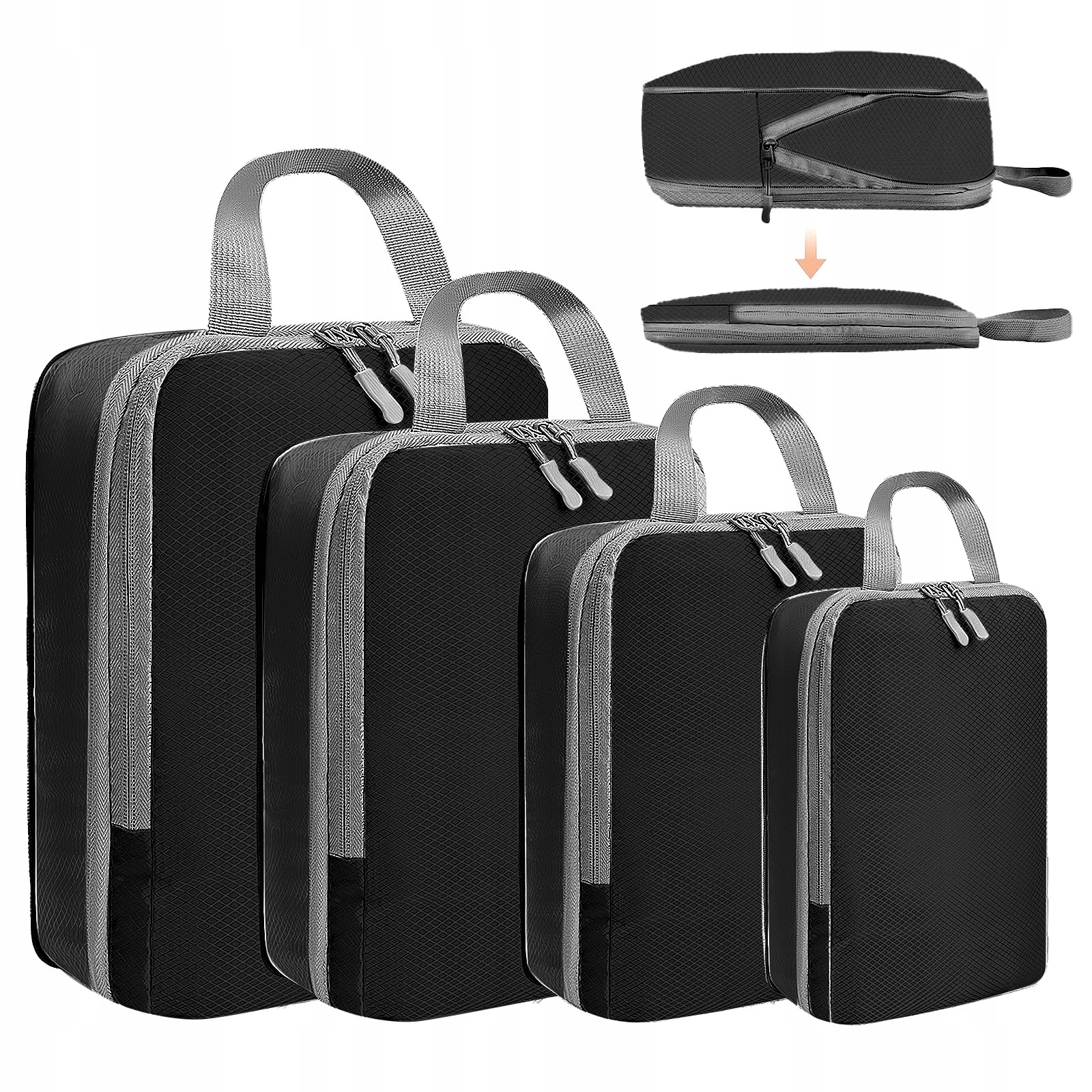 Organizer BagageSacCompression 30 x 10 x 1 cm czarny