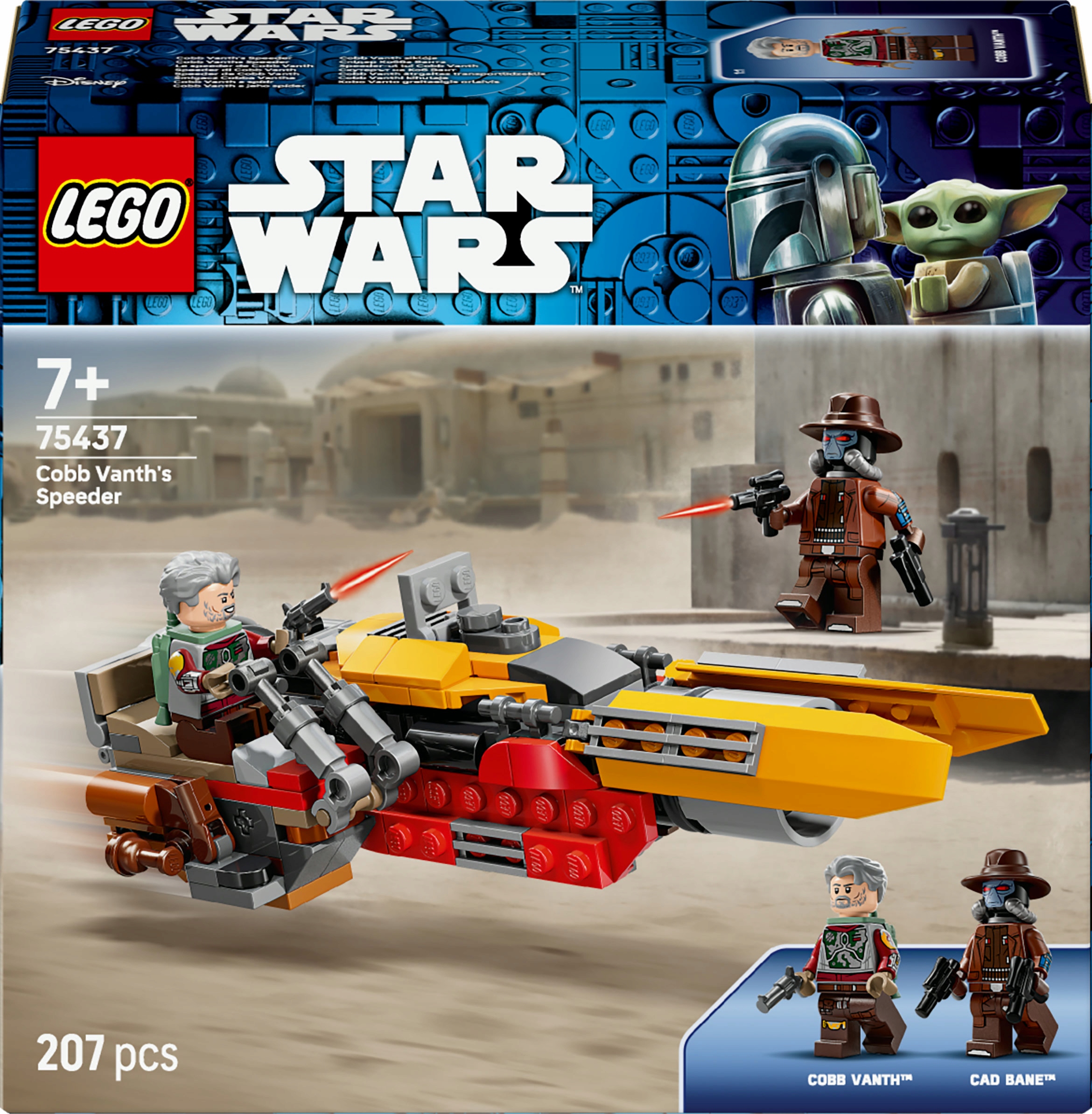 Lego Star Wars Śmigacz Cobba Vantha, zabawka dla dzieci 75437