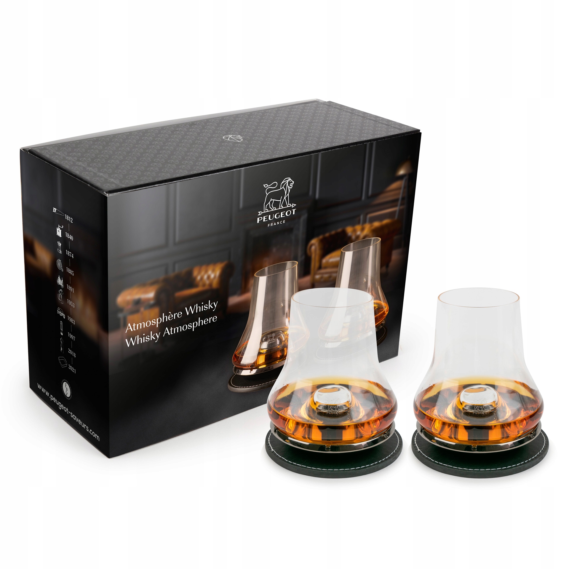 Atmosphere Sada sklenic na whisky Peugeot