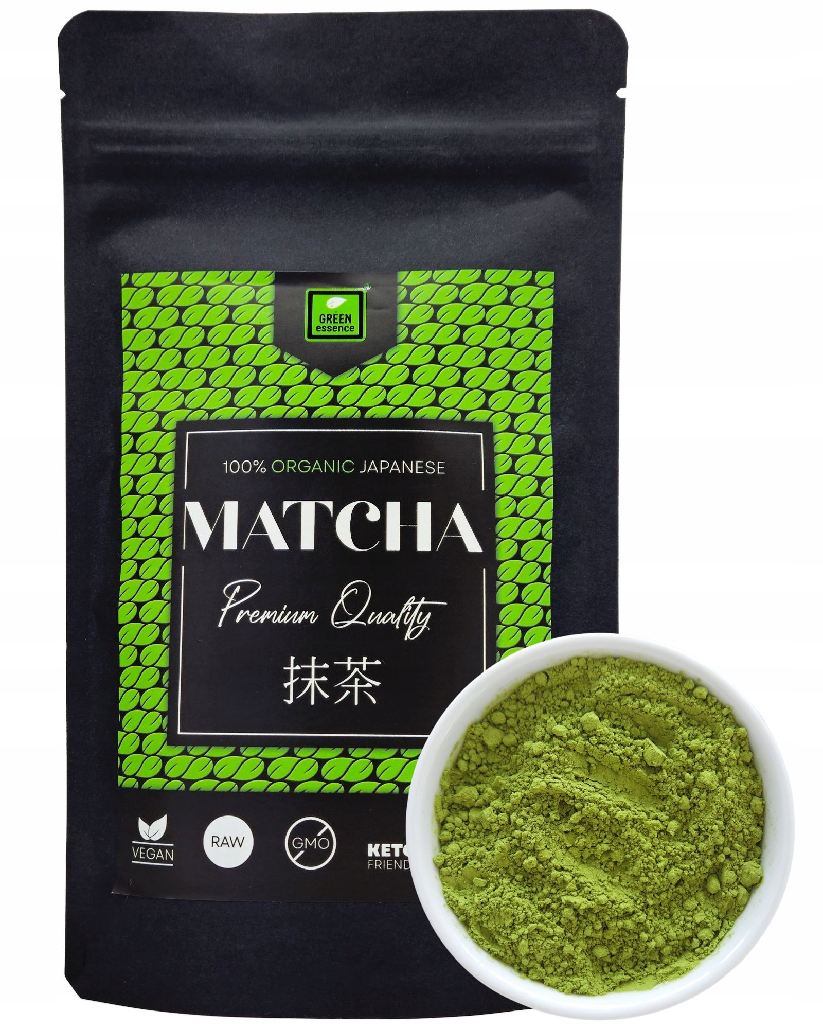 Levně Matcha Japonská Čaj zelený 100 g prémiový práškový tradiční bio