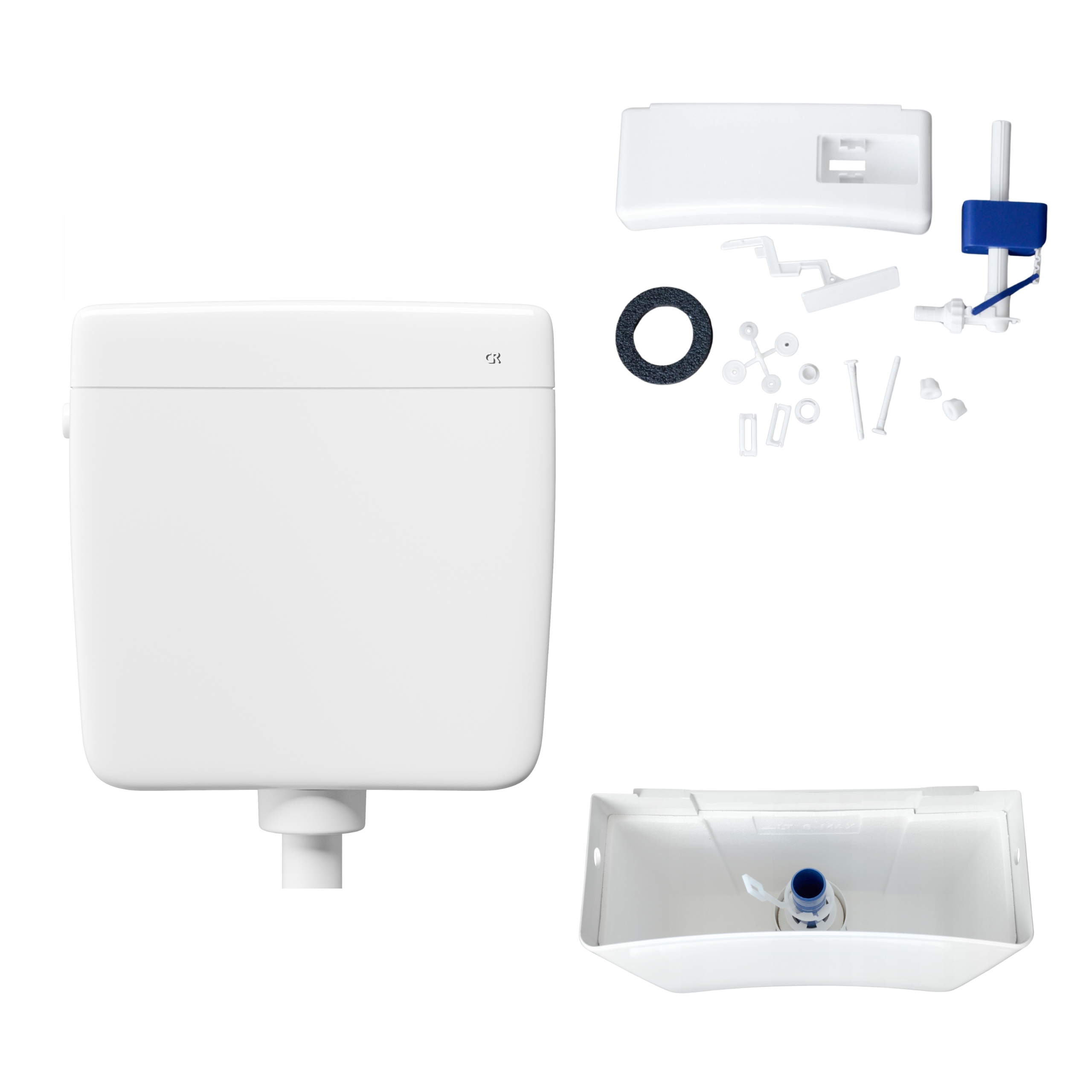 Wc splachovač Dolnopluk závěsný Start Stop kompakt ventil plovák Nádrž Il