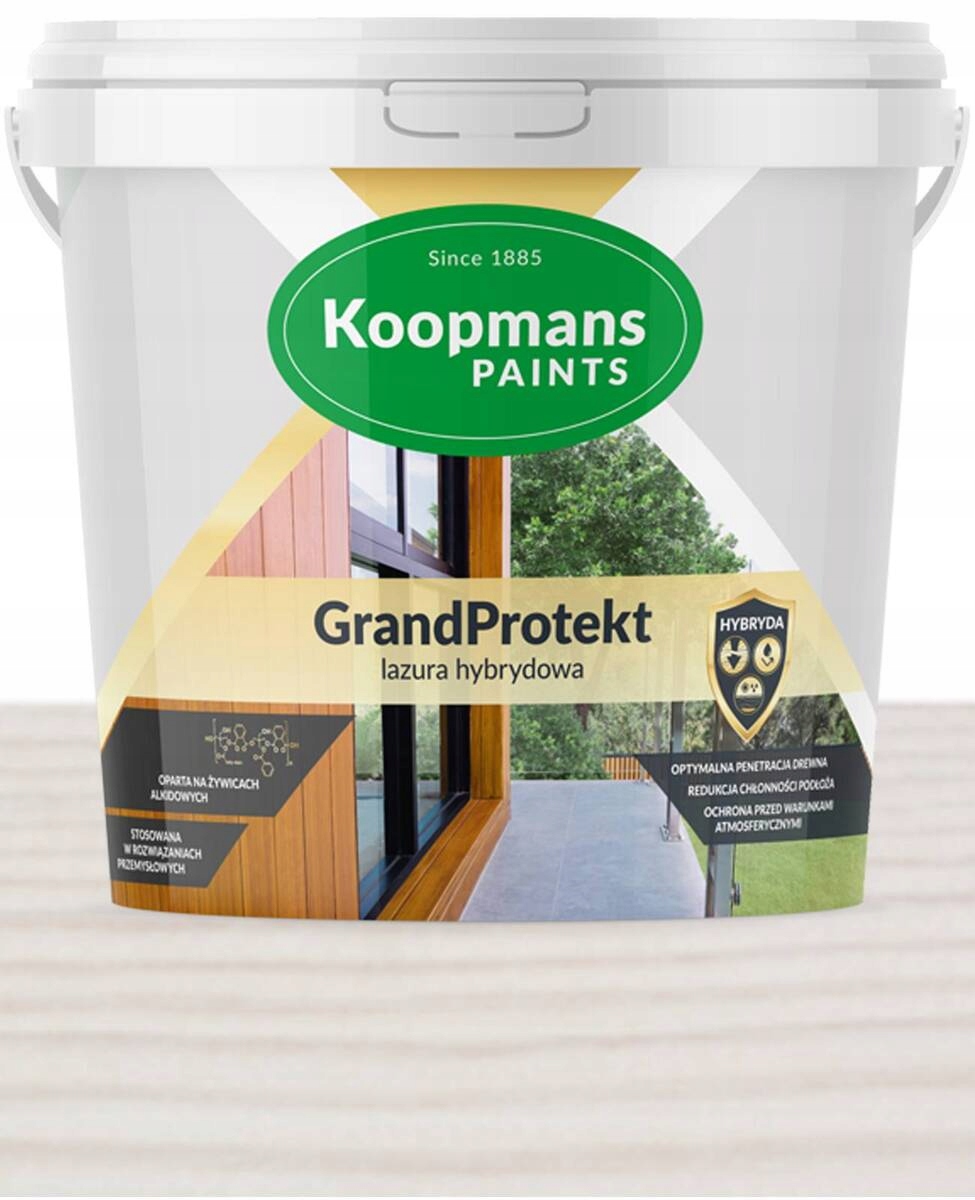Koopmans GrandProtekt Lazura na dřevo 912 Bílá Aljaška 10L