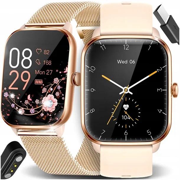Smartwatch Zegarek Damski Rozmowy Menu Pl Bransoletka pasek