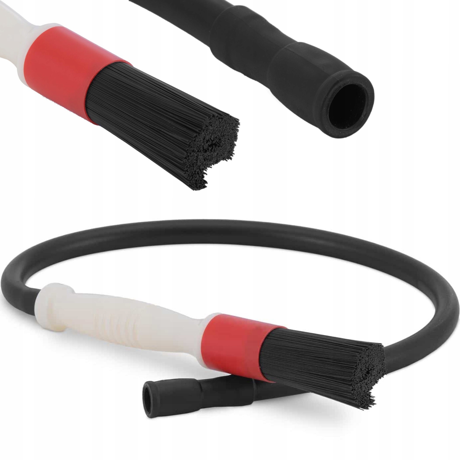 Průtokový štětec pro dílenský čistič 26 cm s hadicí 70 cm