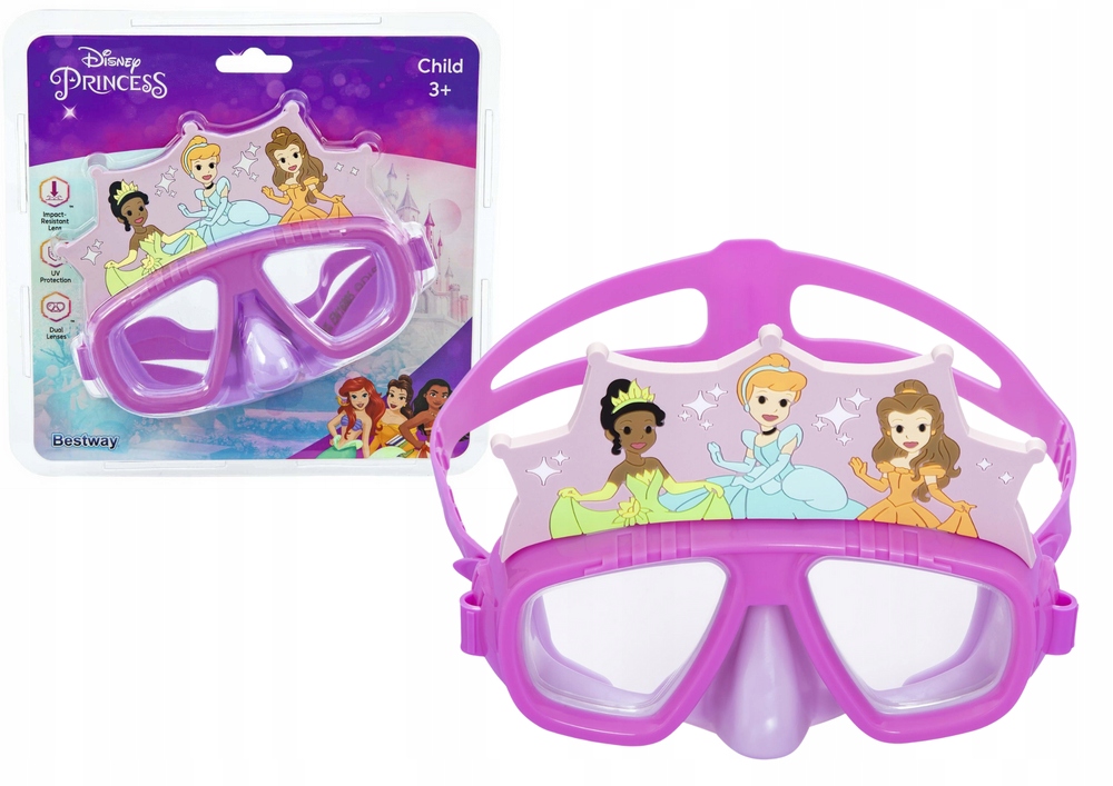 Okulary Do Nauki Pływania Różowe Bestway 9102X