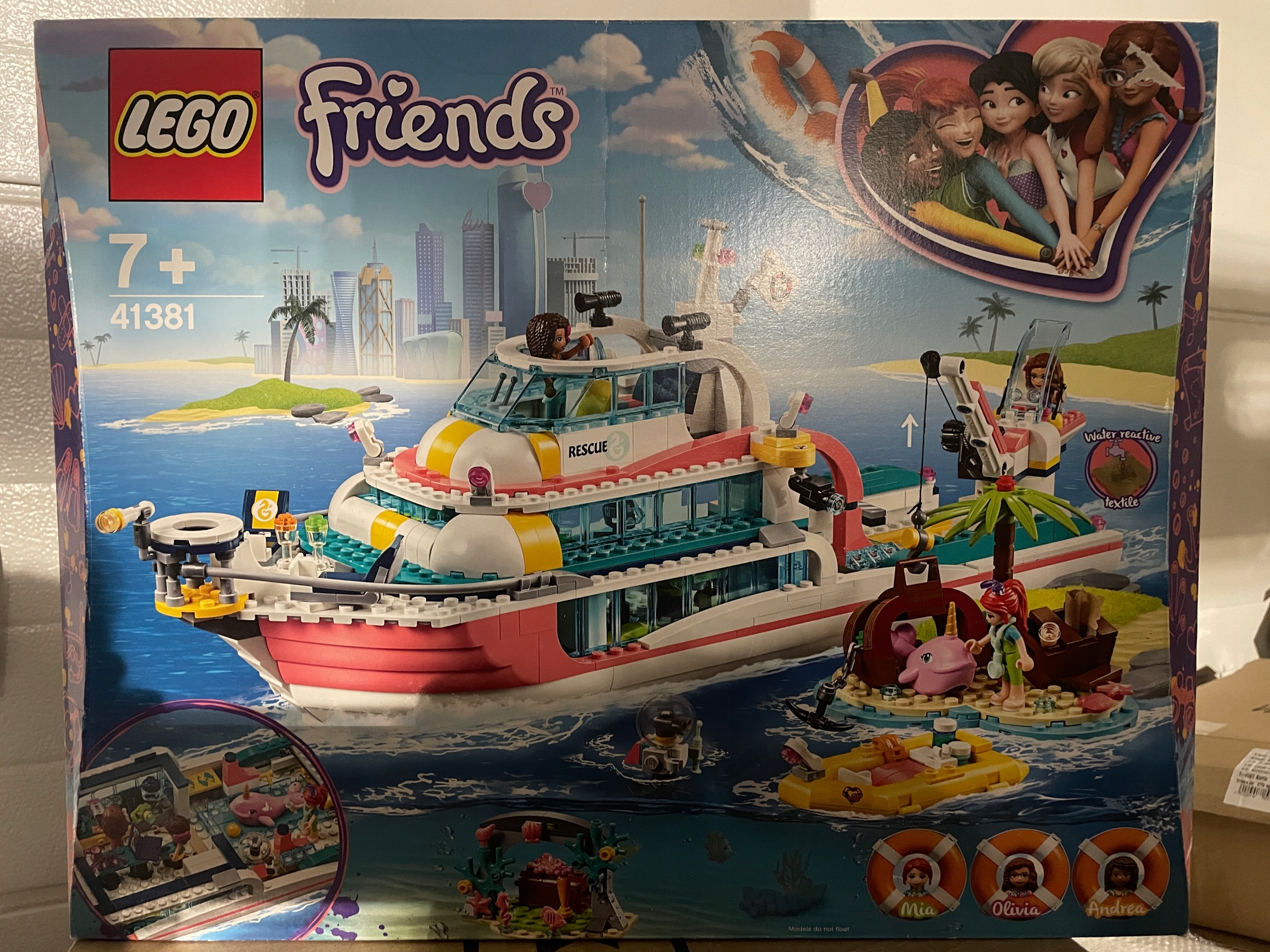 Lego Friends 41381 Łódź ratunkowa