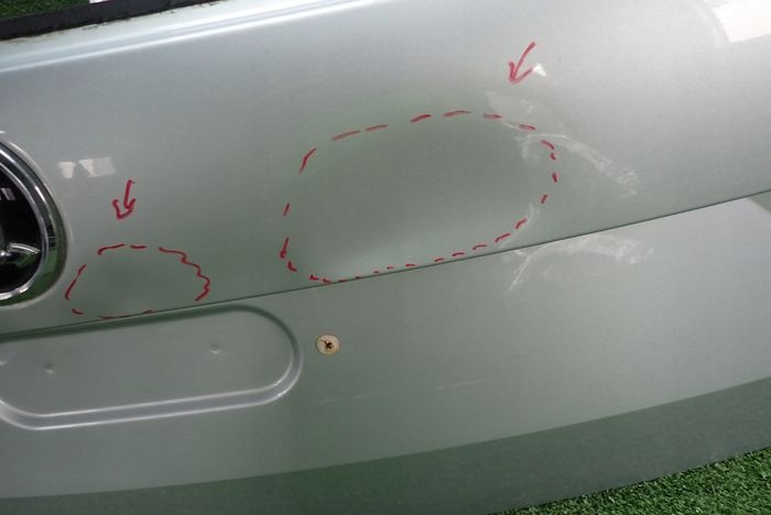 SKODA OCTAVIA III KOMBI 13- boot doors rear part