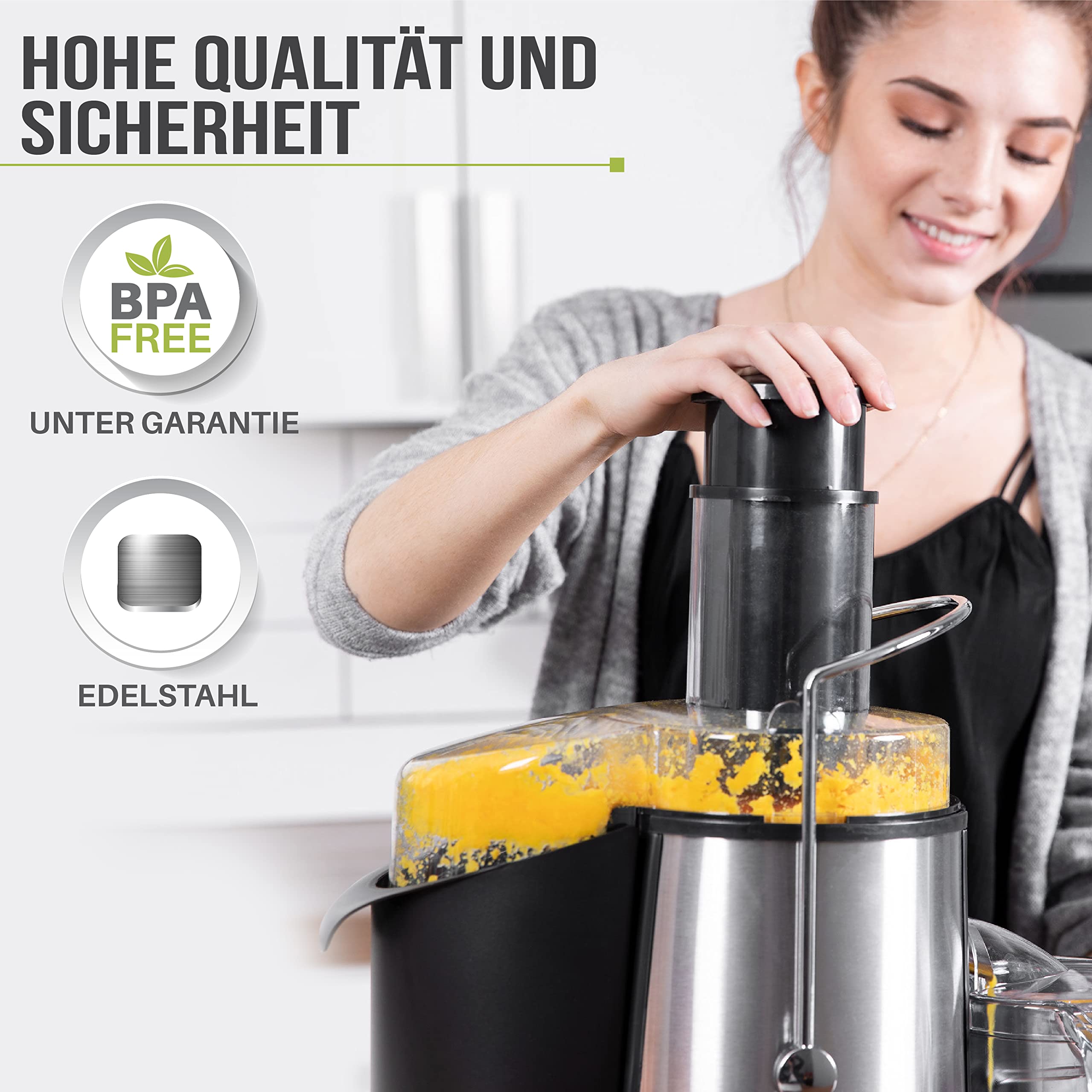 TWINZEE Sokowirówka 850W 2 Prędkości Duży Wlot Antypoślizgowa — miniatura 5
