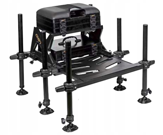 Siedzisko Platforma Traper Kosz Z Platformą Gst Pro Black 36MM Zpoziomicą