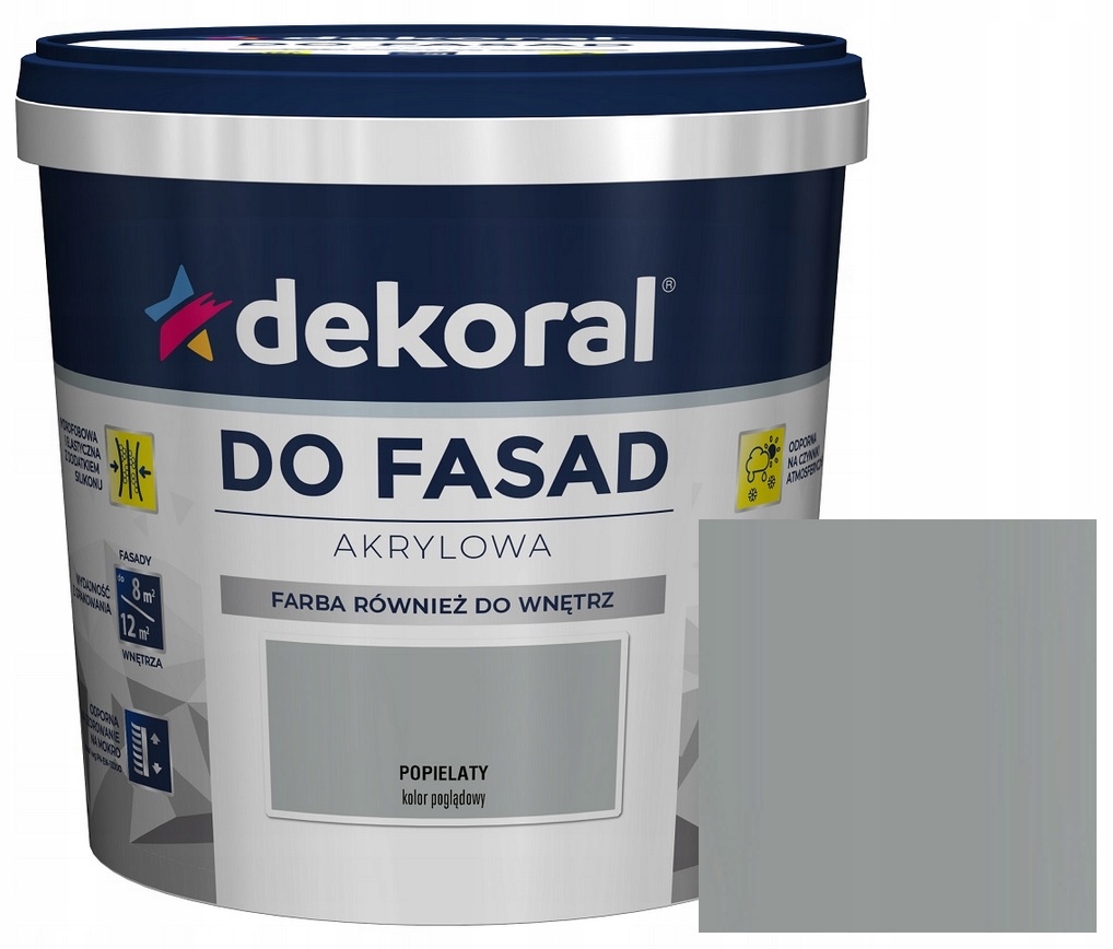 Dekoral Polinit Barva Popelavá 5L