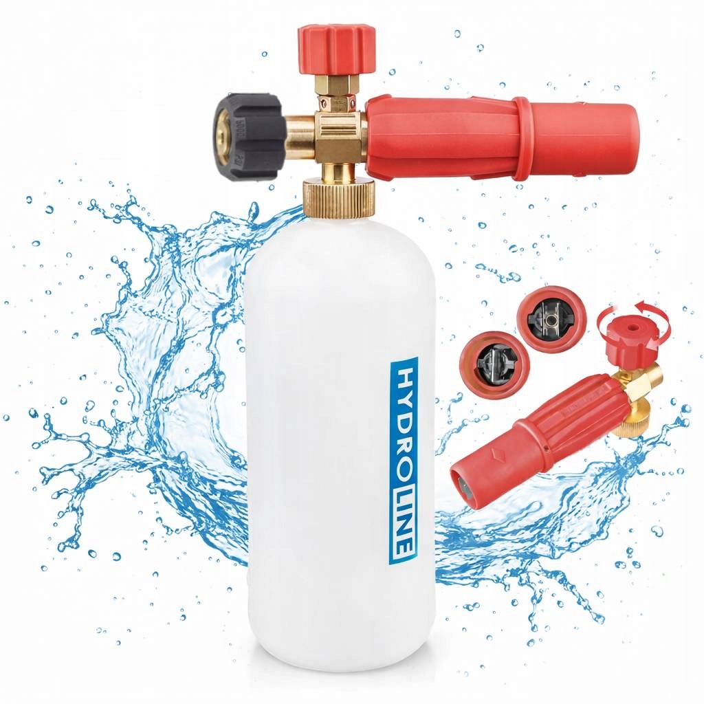 Pianownica Mosiężna 1L Do Myjki Karcher Hd Hds Gwint M22 Gęsta Piana