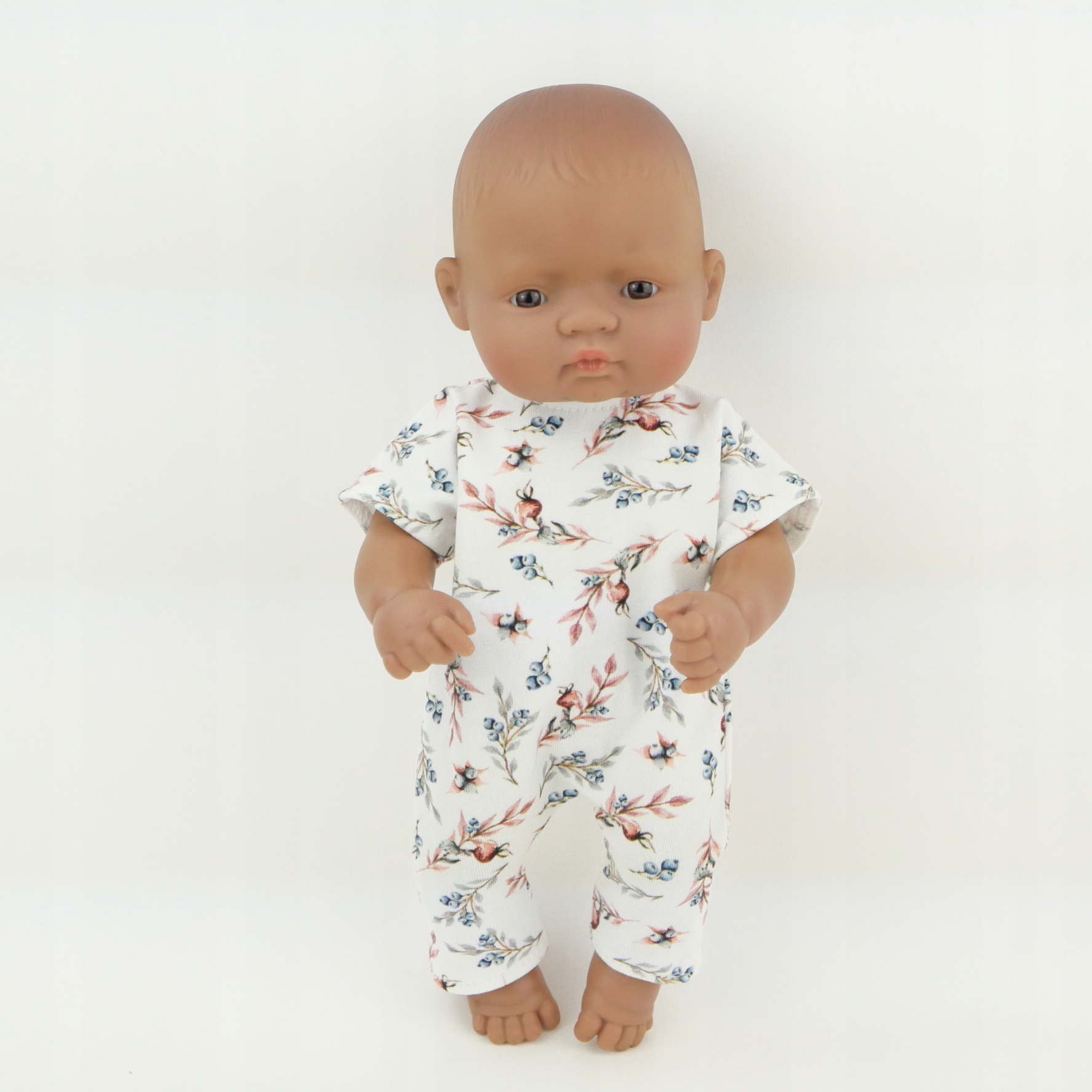 

Ubranka dla lalki Miniland 32 kombinezon w borówki