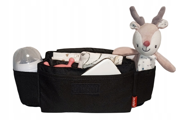 TORBA DO WÓZKA ORGANIZER DLA MAMY TATY UNIWERSALNA Wzór dominujący bez wzoru