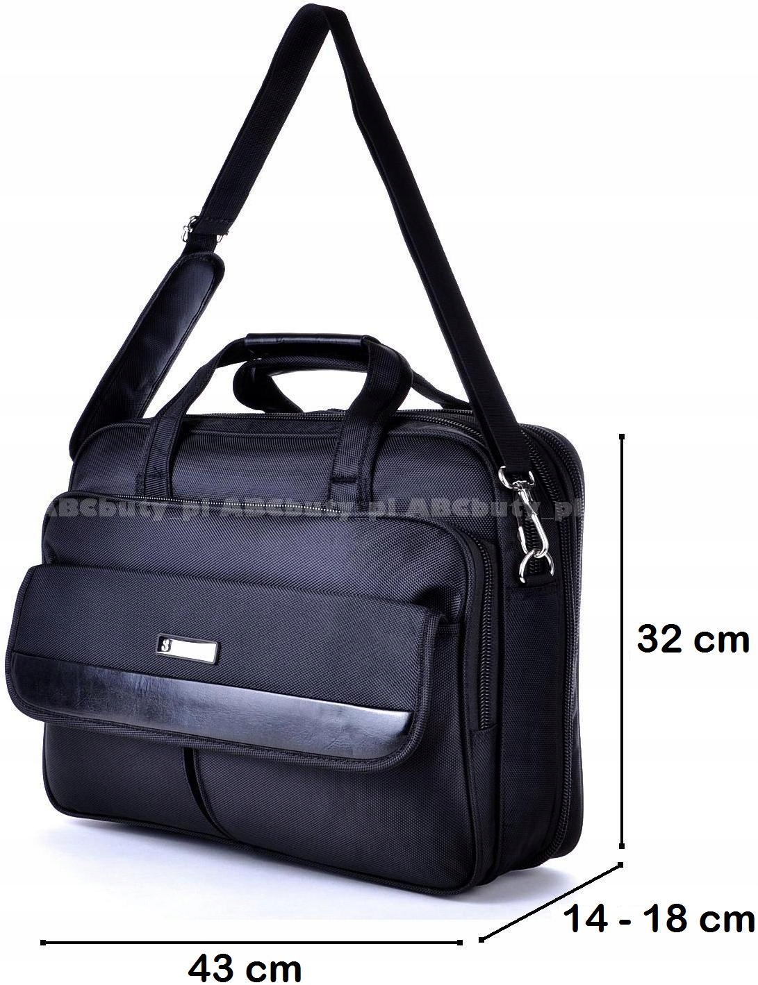 G1-10 CZARNA TORBA MĘSKA NA RAMIĘ LAPTOPA AKTÓWKA EAN (GTIN) 2100166322041