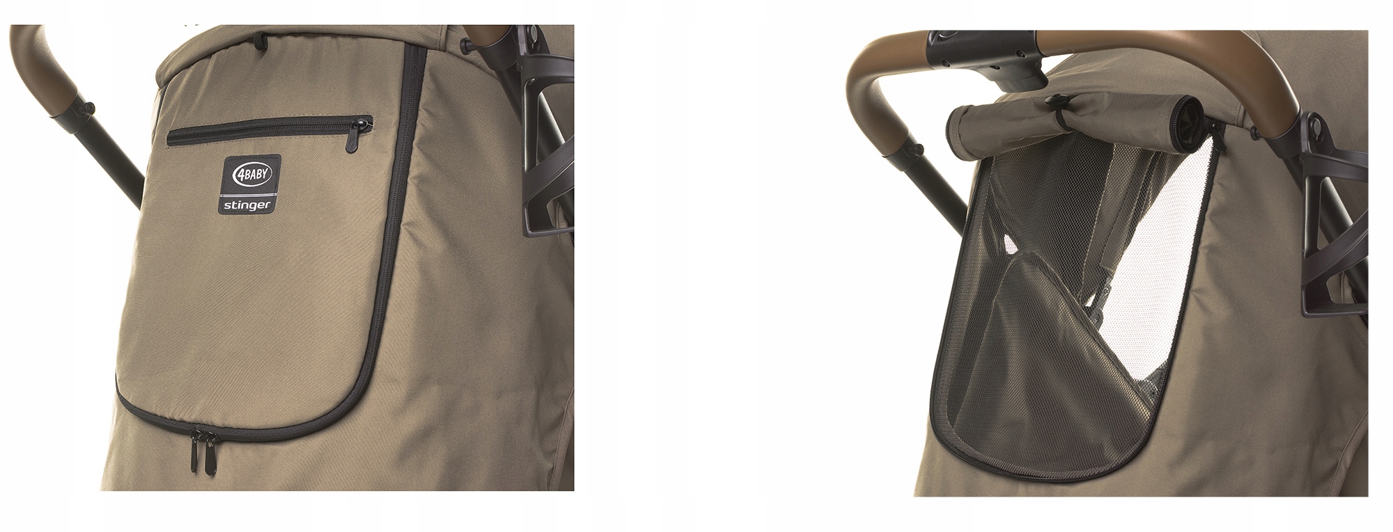 Wózek 4Baby Stinger XXIV Folia MOKKA Kod producenta Stinger XXIII