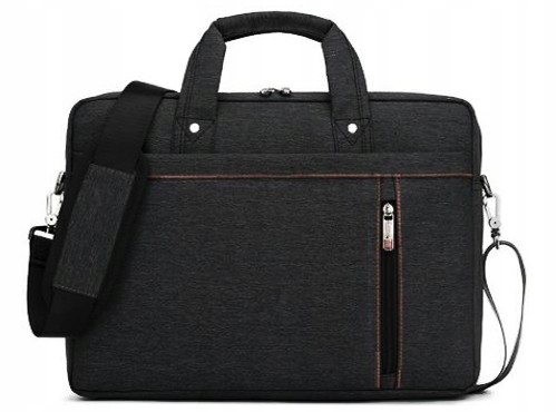 Casualowa mocna Torba na laptopa 15,6" Burnur antishock czarny melanż
