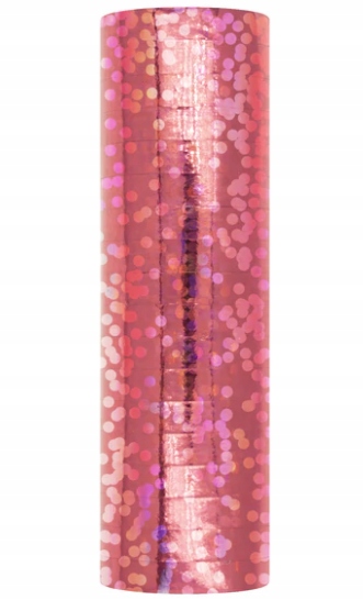 SERPENTYNA RÓŻOWA HOLOGRAFICZNA 18 URODZINY