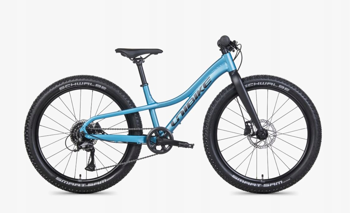 Rower Unibike Rock rama 12cali niebieski koło 24 cali rok 2026