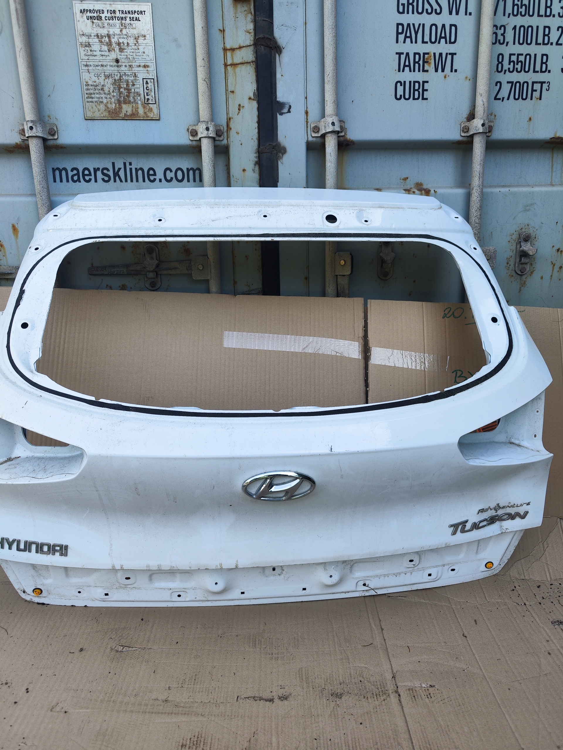 boot doors rear part HYUNDAI TUCSON III LIFT 18 - ORG